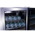 Glazen deur voor koelere koelkast in de buitenlucht